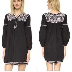 Ulla Johnson Mira Embroidered Tassel Dress